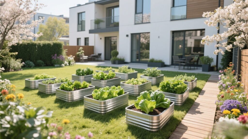 Stainless Steel Planter Box