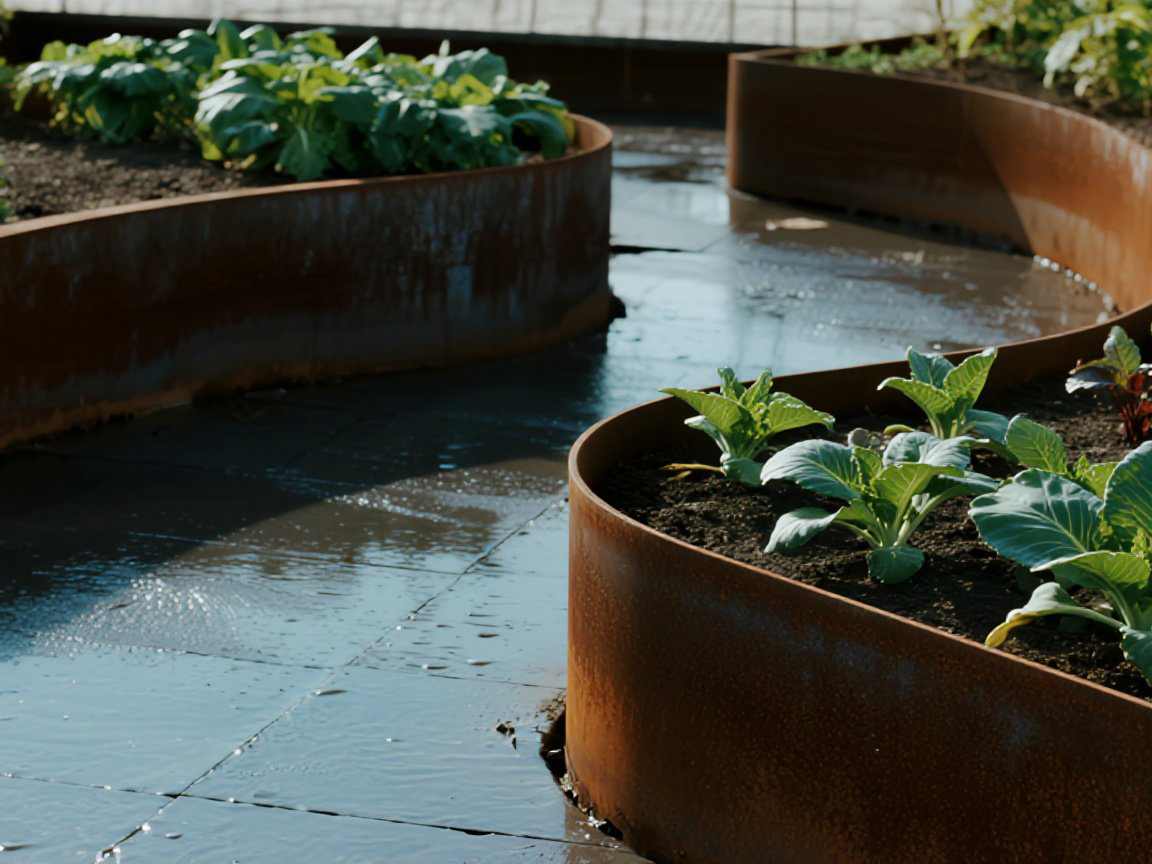 3. Built for Harsh Environments corten steel planters