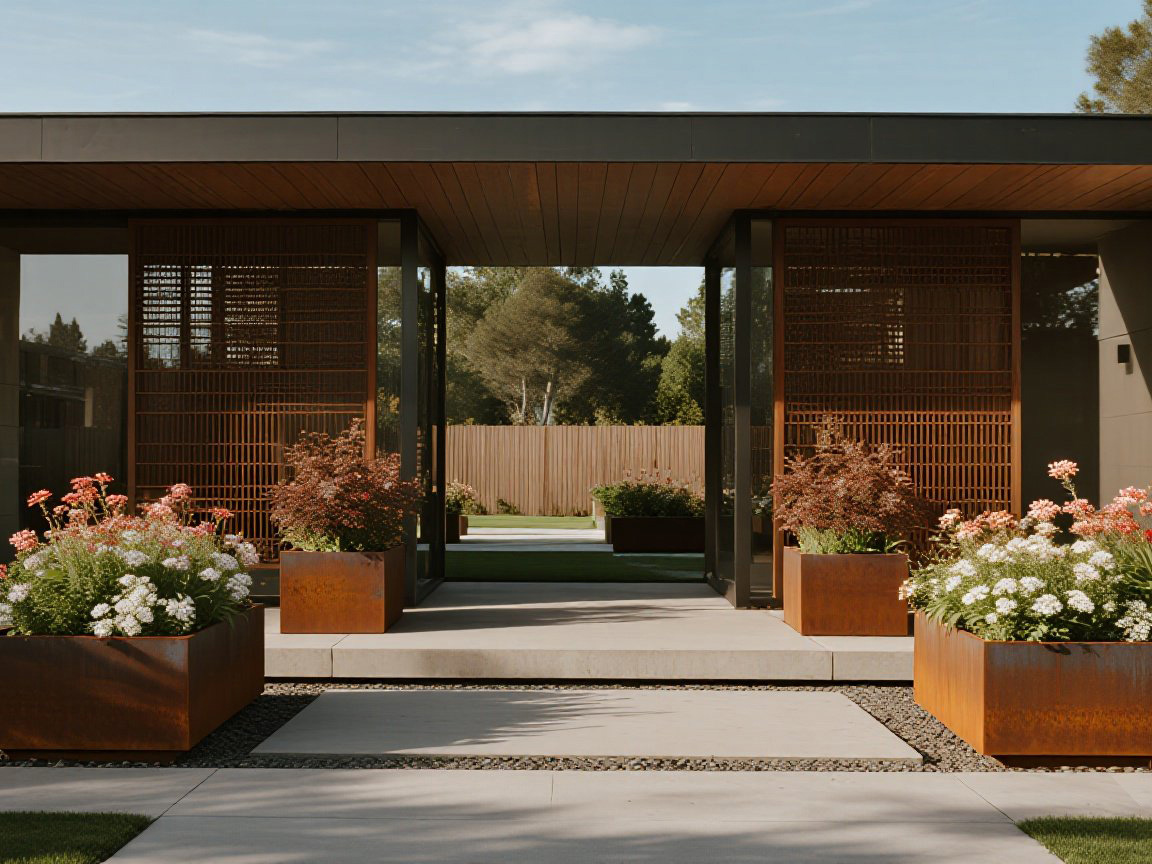 5. Professional Packaging & Global Delivery corten steel planter