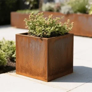 Corten Steel Outdoor Planters
