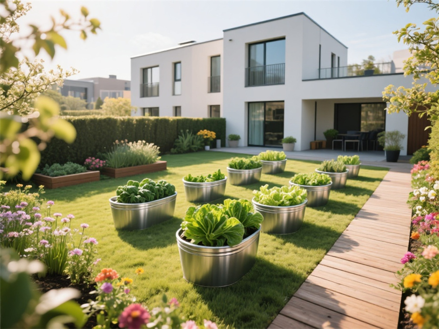 Stainless Steel Planter box